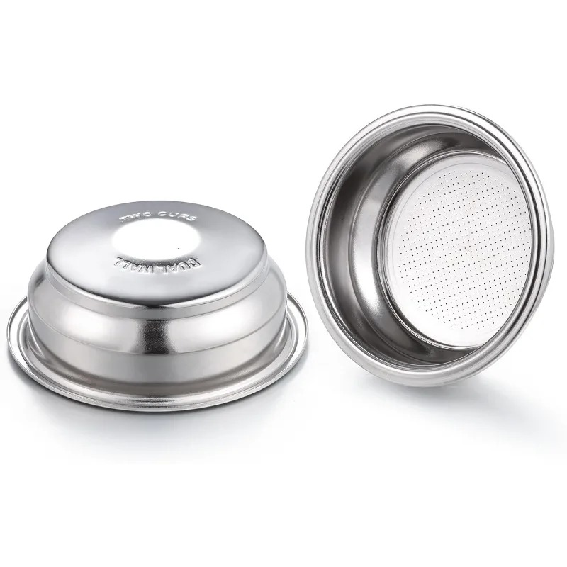Coffee Tea Press - Hochwertiger 2-teiliger 58-mm-Doppelwandfilter für Doppelwandfilter –