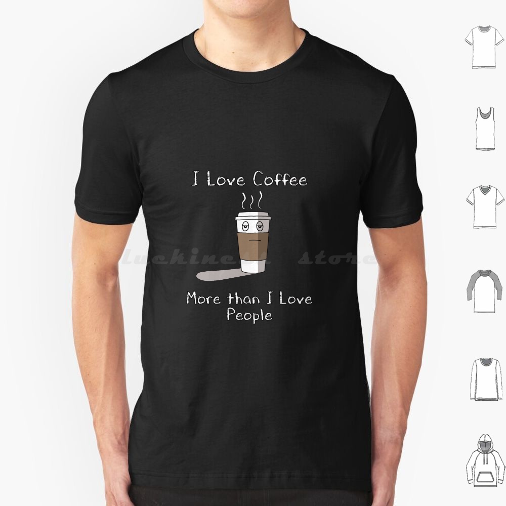 Coffee Tea Quotes Short - Ich Liebe Kaffee T-Shirt Baumwolle Herren