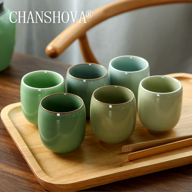 Coffee Tea In Chinese - CHANSHOVA-Teetassen-Set aus Porzellan, traditioneller chinesischer Stil,