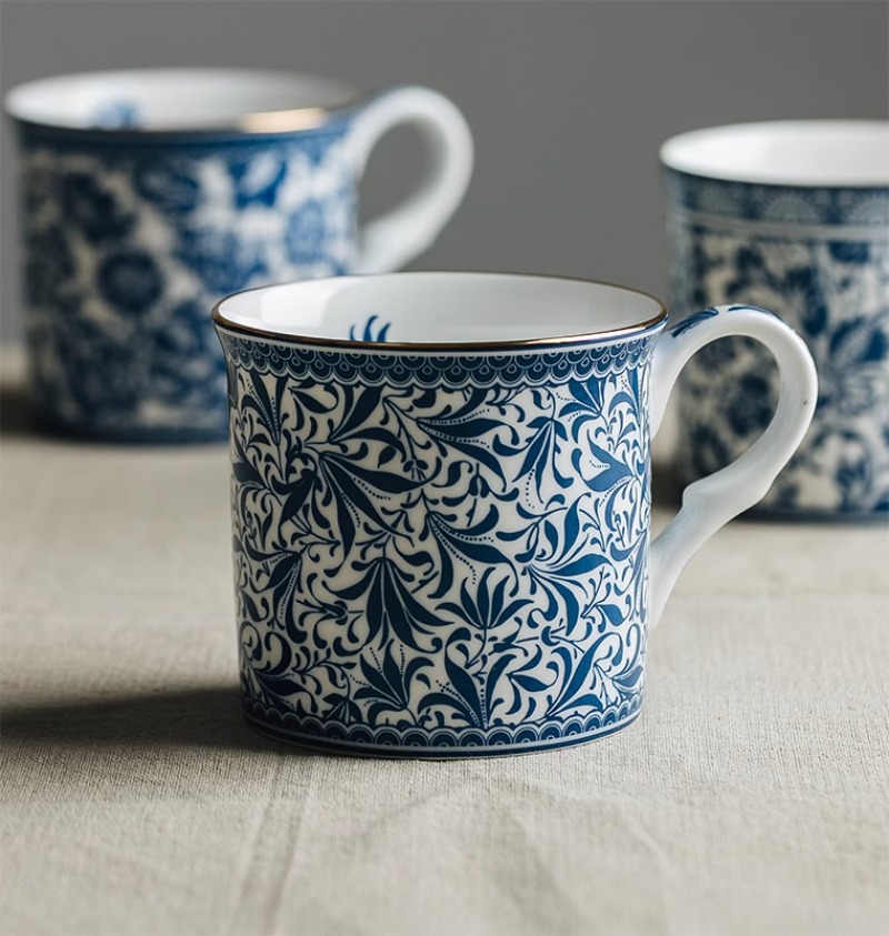 Coffee Tea English - William Morris Englische klassische Kaffeetasse aus
