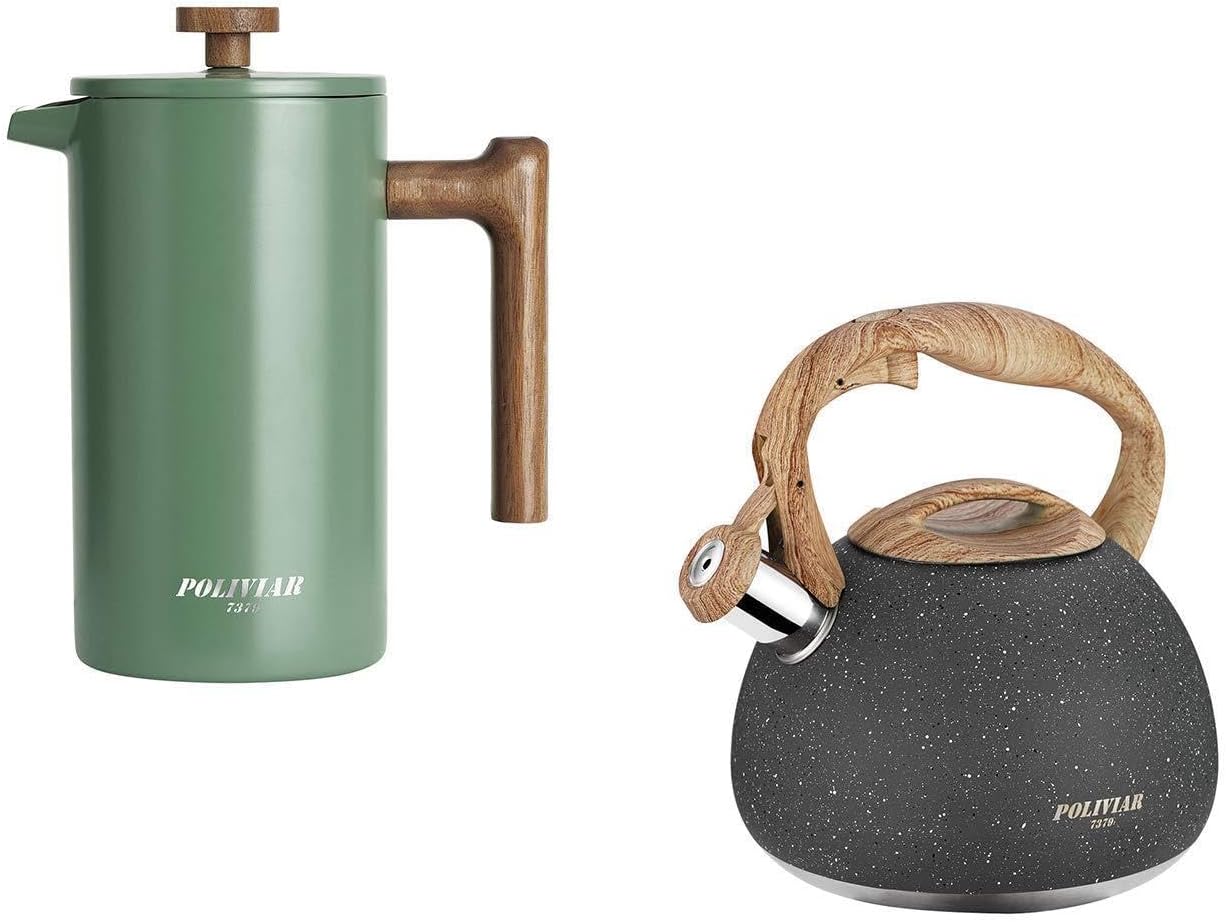 Coffee Tea Press - POLIVIAR 34 oz French Press Kaffeemaschine