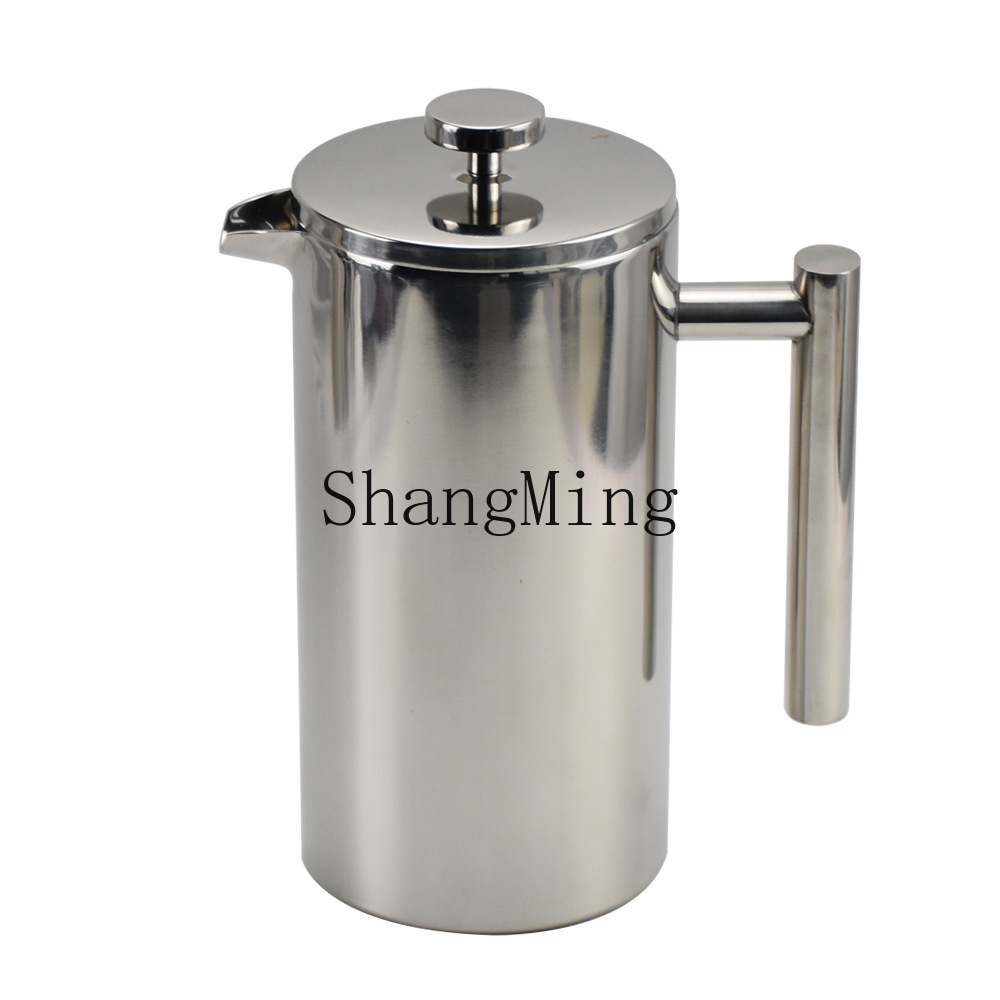 Coffee Tea Press - DSA Edelstahl French Press Kaffeekanne, Kaffeefilterkanne,