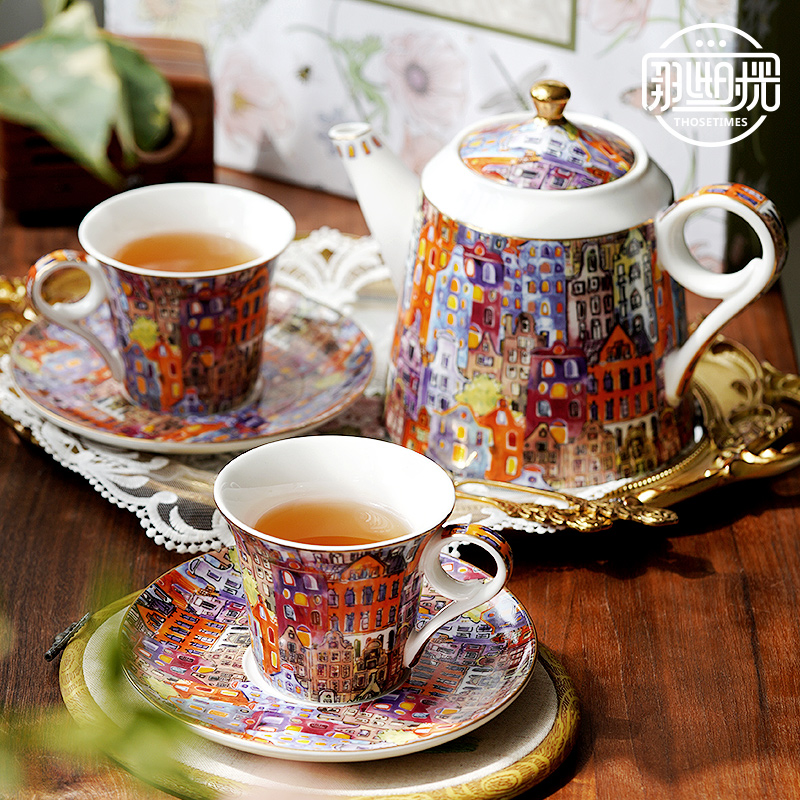 Coffee Tea English - Exquisites High-End-Teeset mit englischer Nachmittagstee, europäisches