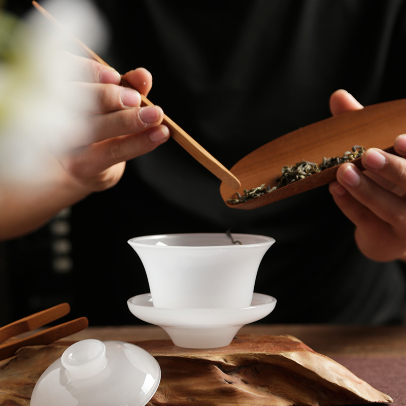 3 teile/satz keramik tee löffe – Coffee Tea In Chinese Bewertung und Preis