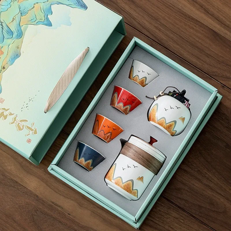 Geschenkbox, Keramik-Teetasse  – Coffee Tea In Chinese Bewertung und Preis