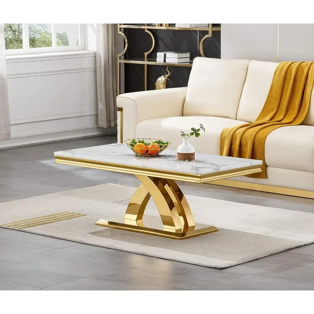 Luxuriöser Weißer Marmor-Couch – Coffee Or Tea Please Bewertung und Preis