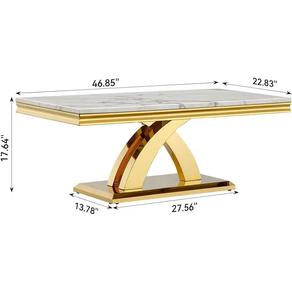 Luxuriöser Weißer Marmor-Couch – Coffee Or Tea Please Bewertung und Preis