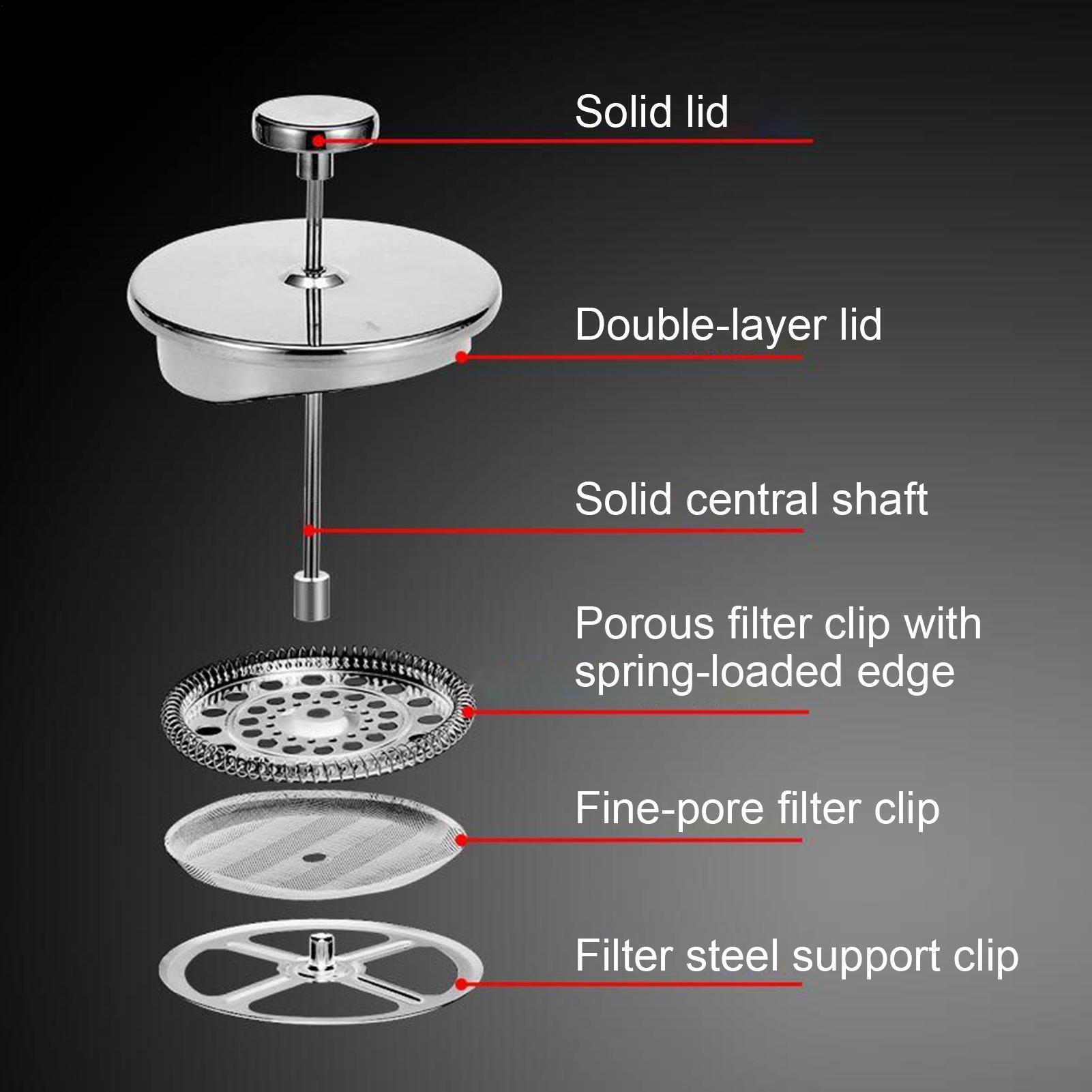 Kaffeemaschine, Presstopf, rut – Coffee Tea Press Bewertung und Preis