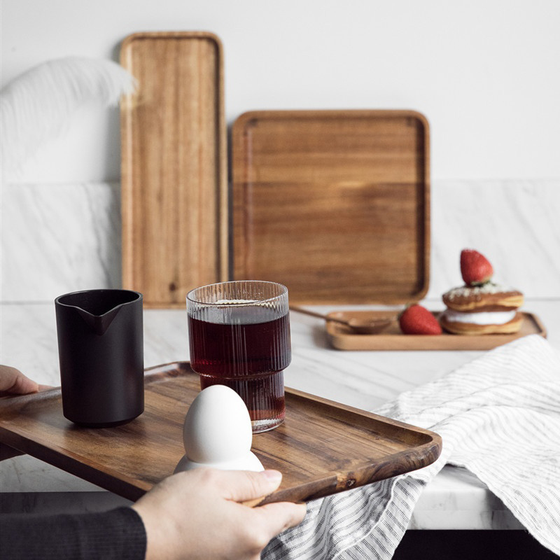 Akazienholz Kaffeetablett Deko – Coffee Tea In Chinese Bewertung und Preis