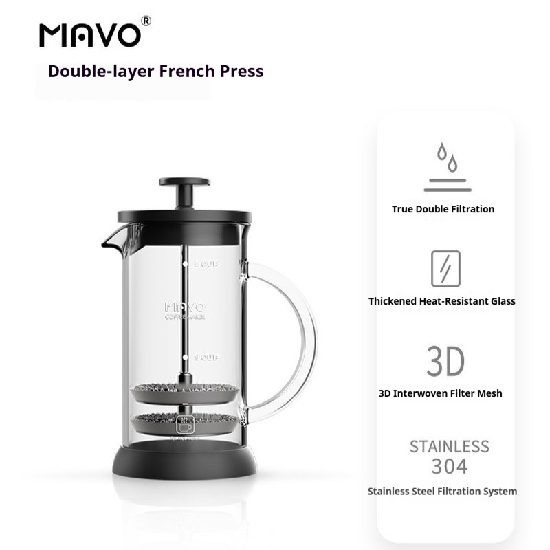 MAVO French-Press-Kaffeemaschi – Coffee Tea Press Bewertung und Preis
